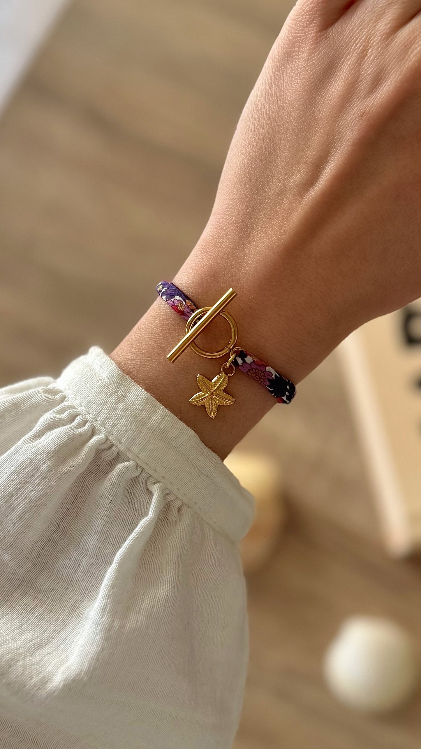 AMY Doré Violet/Bordeaux