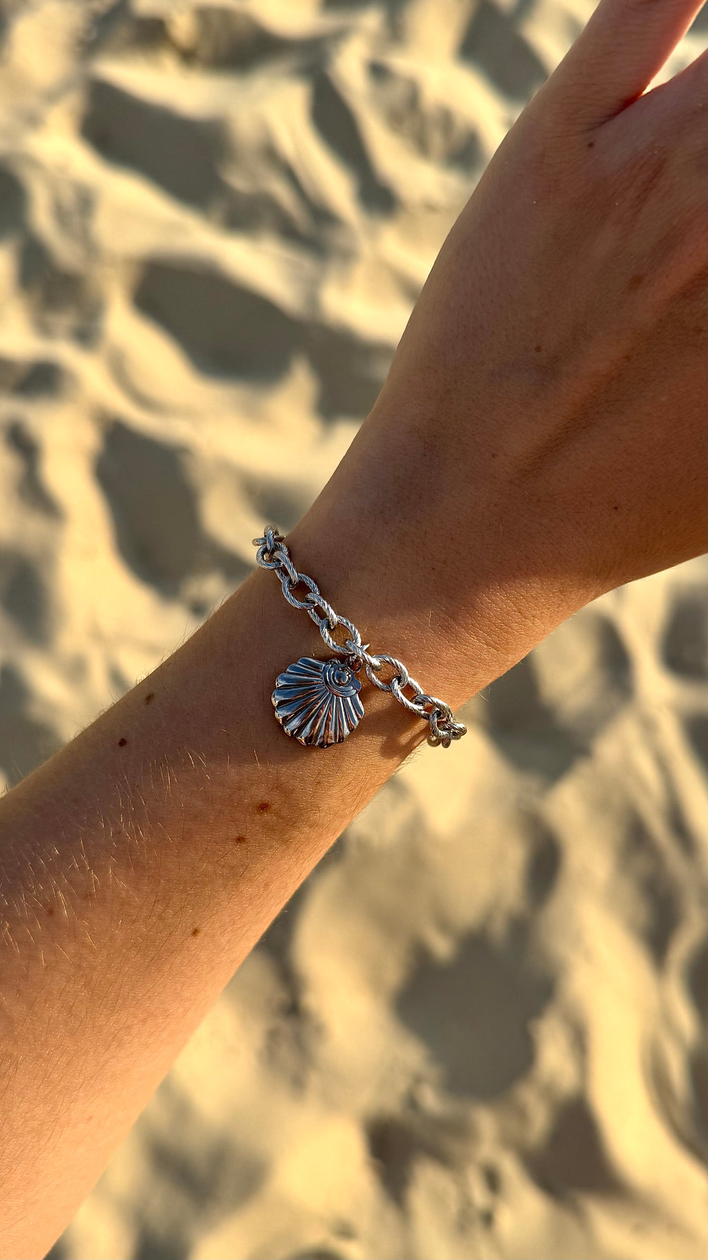 Bracelet Coquillage - Argenté