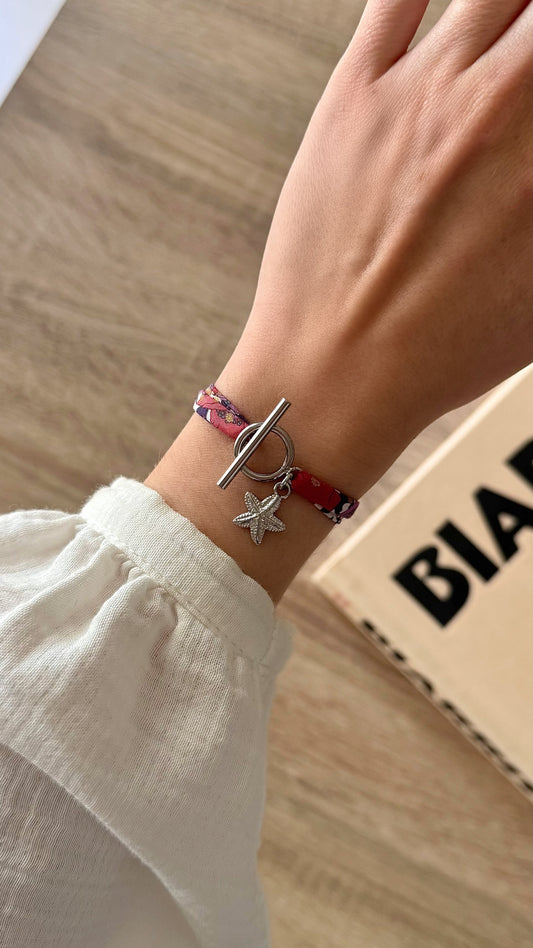 AMY Argenté Violet/Bordeaux