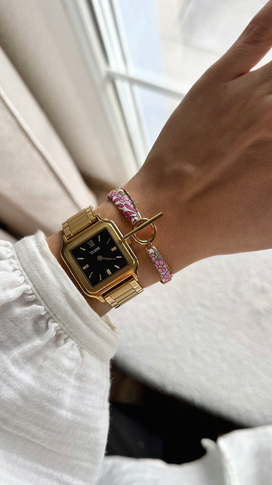 NINA Doré Vert/Rose