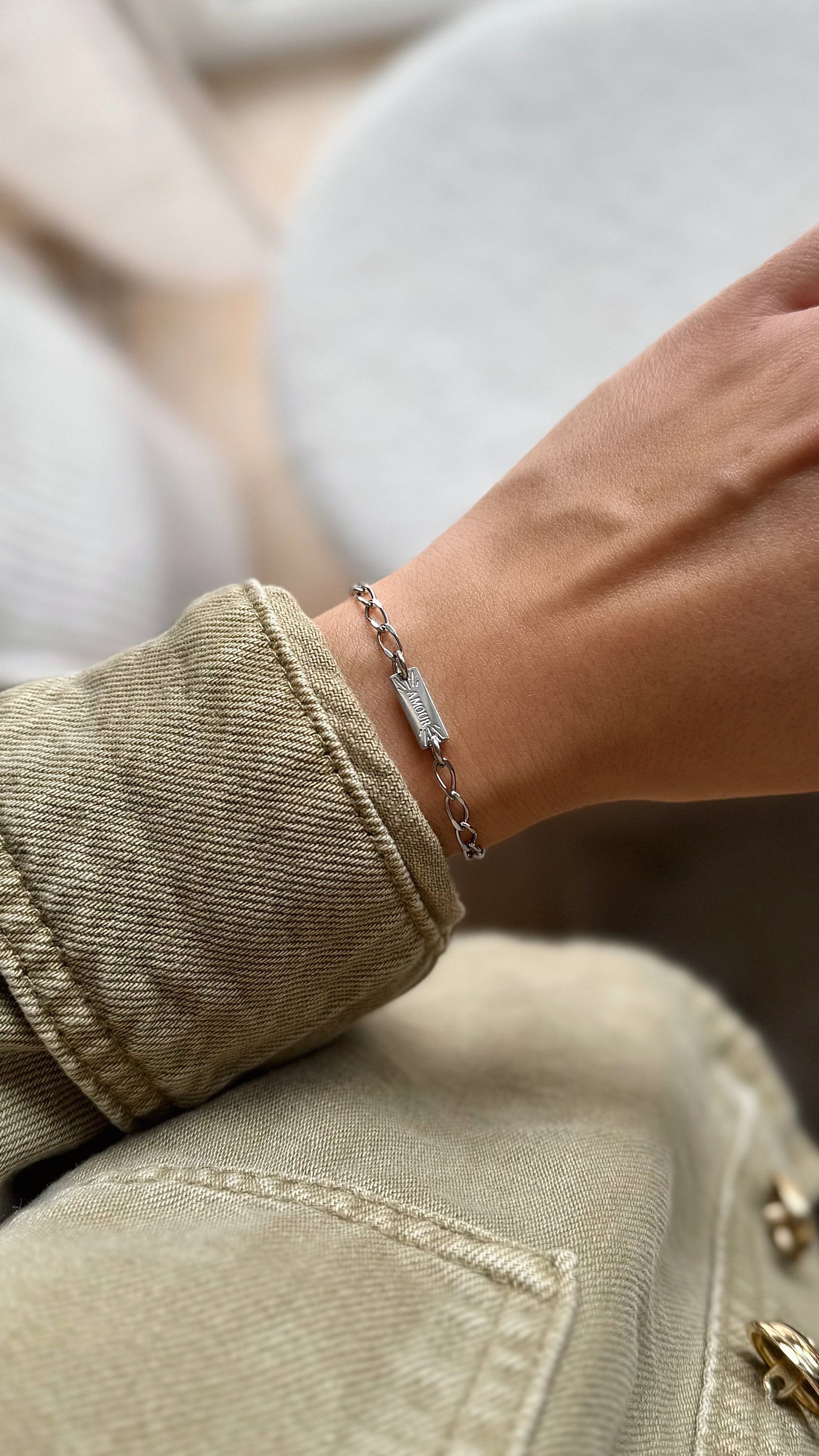 Bracelet AMOUR Argenté