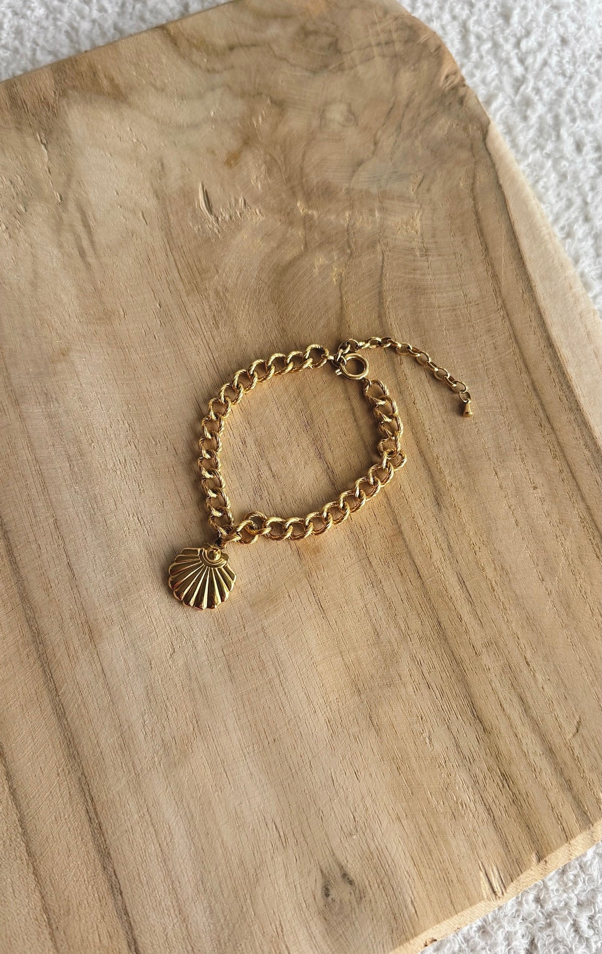 Bracelet Coquillage Doré