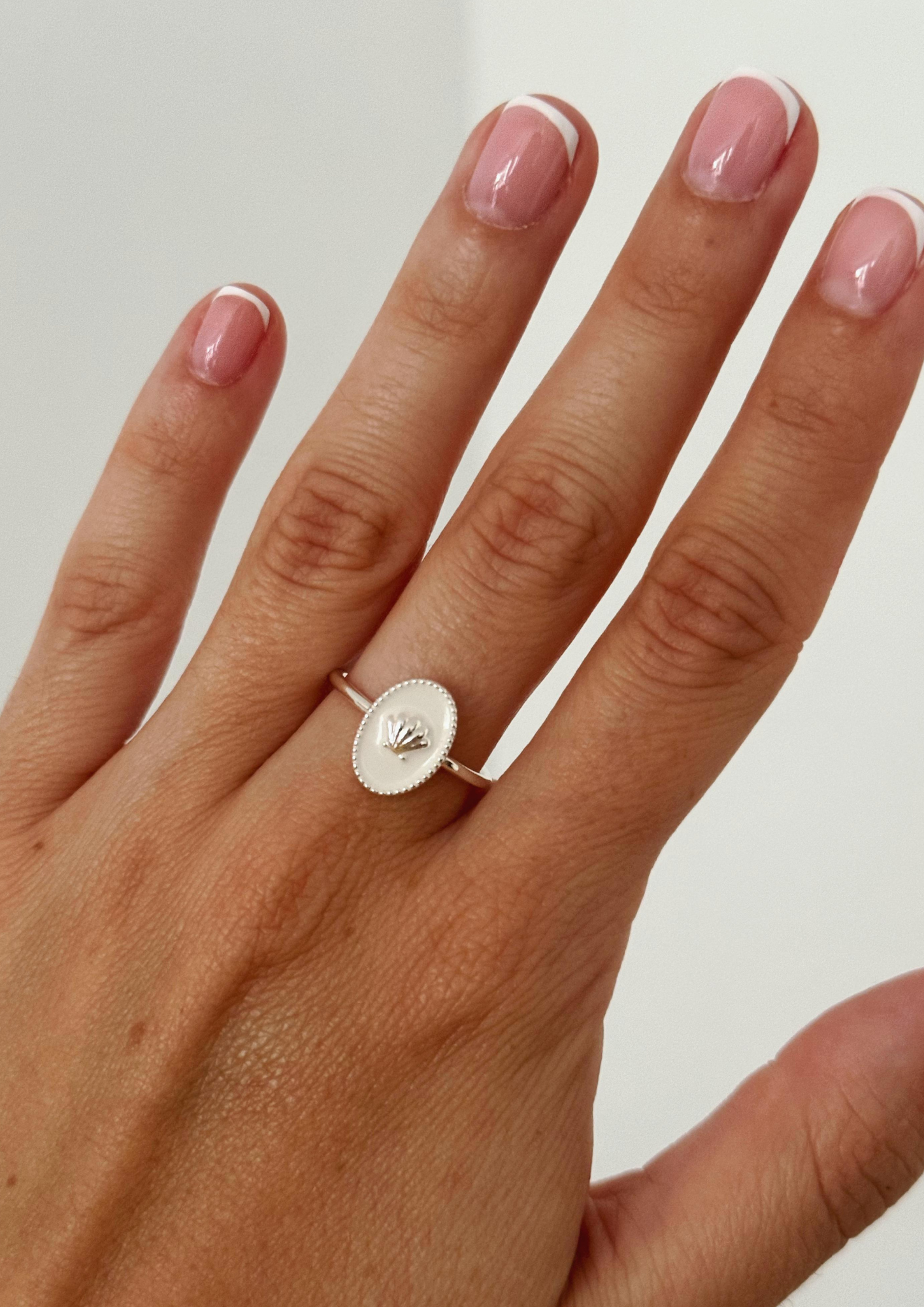 Bague SHELL (blanche)