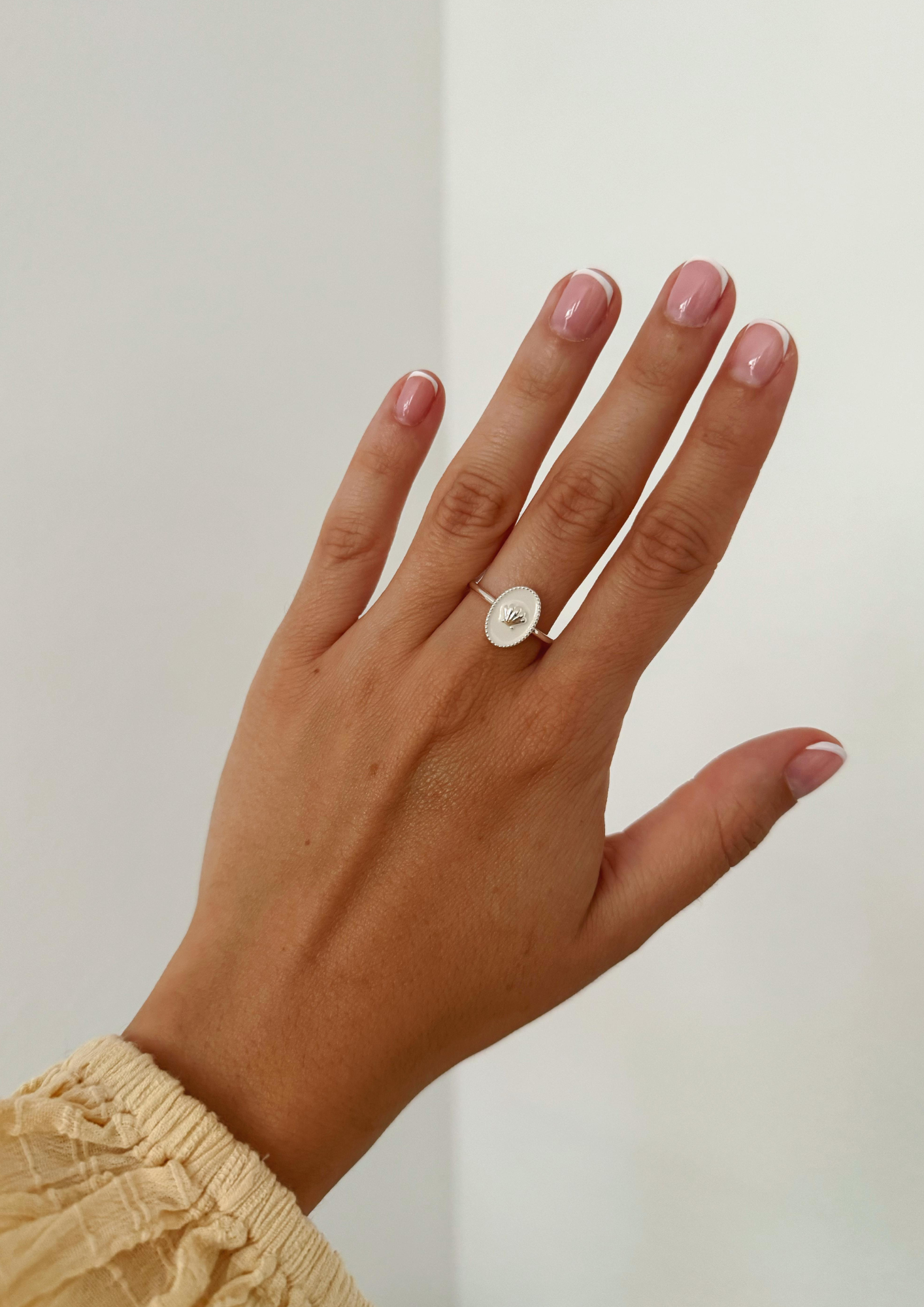 Bague SHELL (blanche)