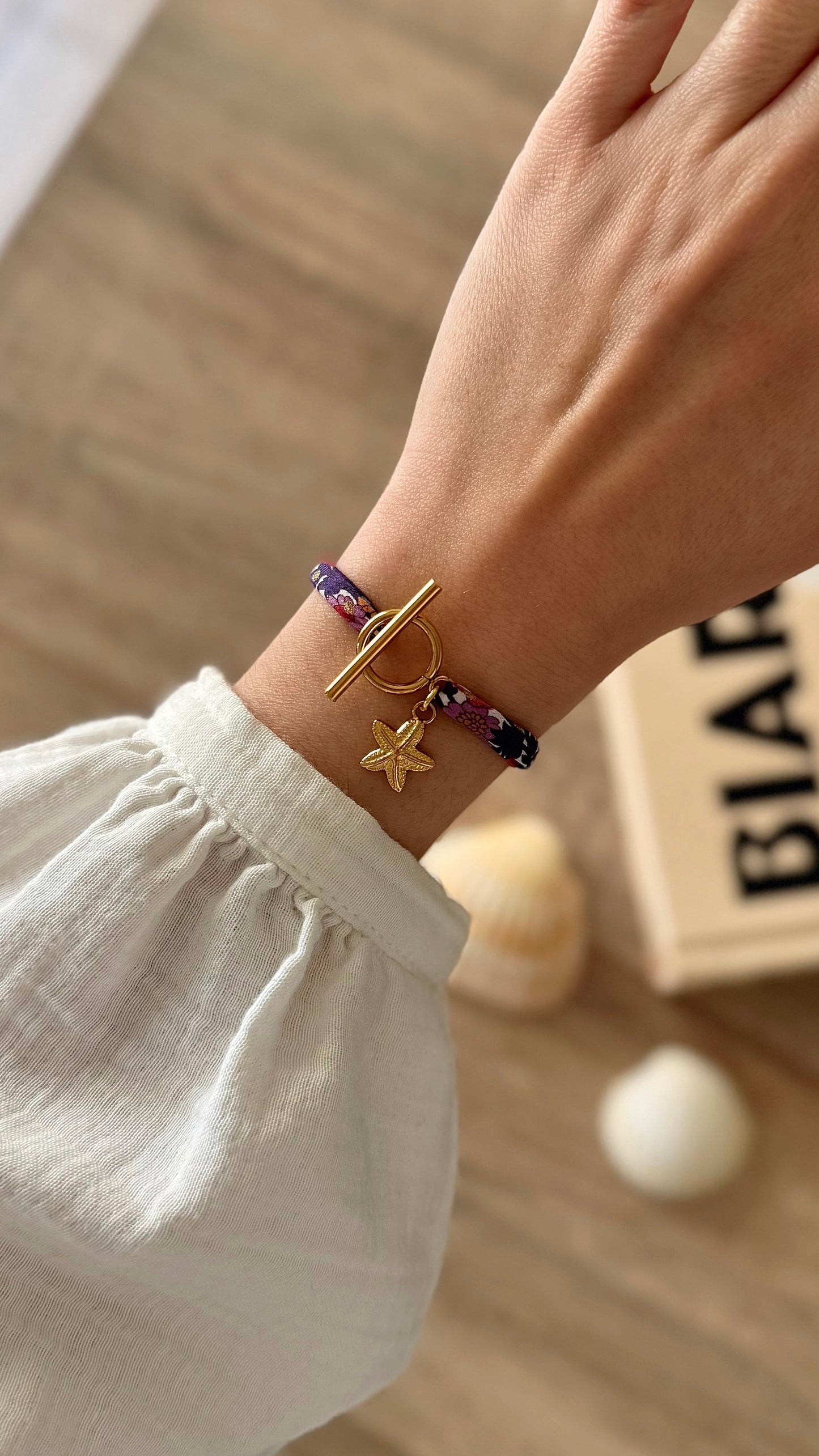 AMY Doré Violet/Bordeaux