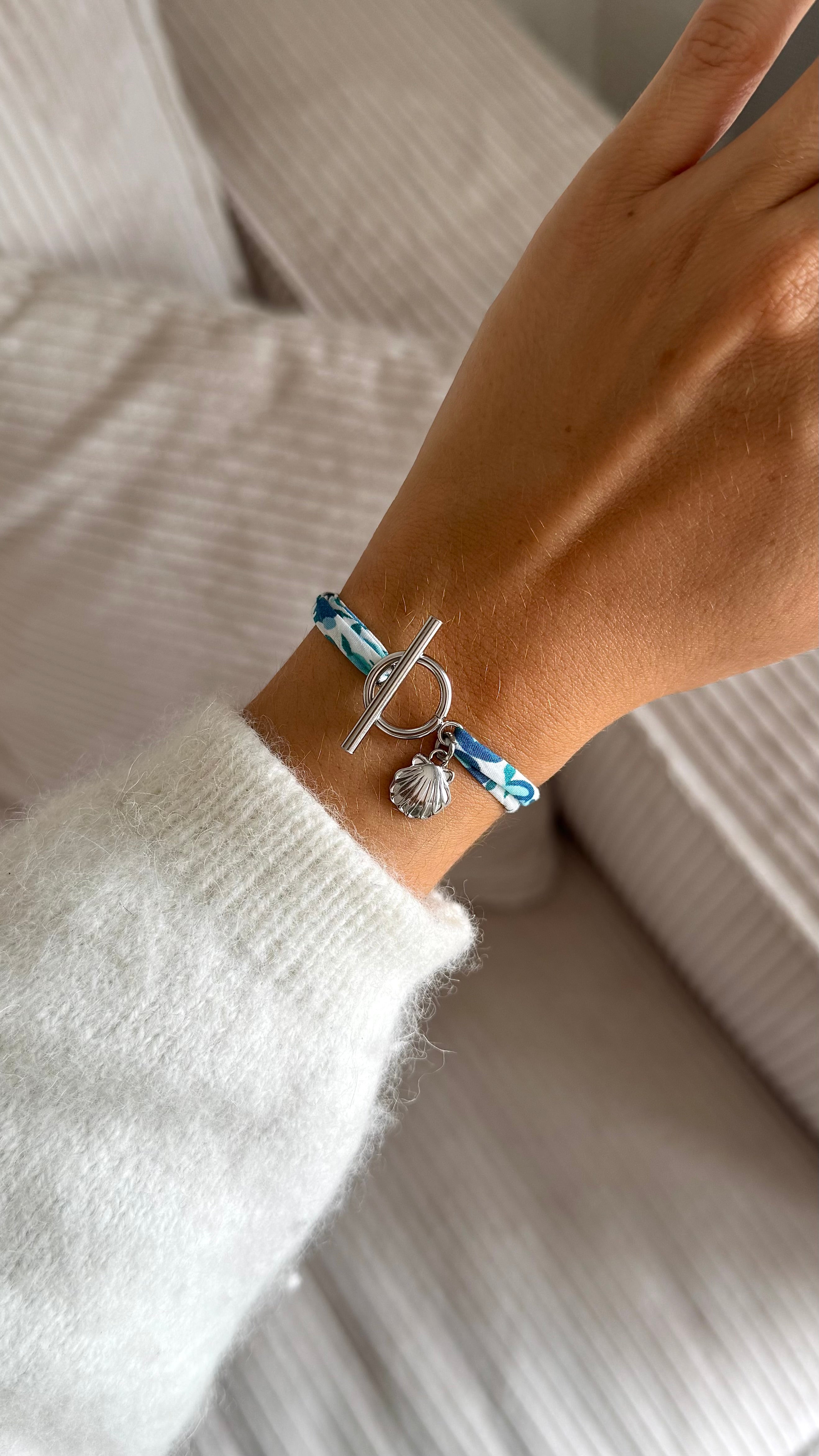 PAOLA Argenté Turquoise