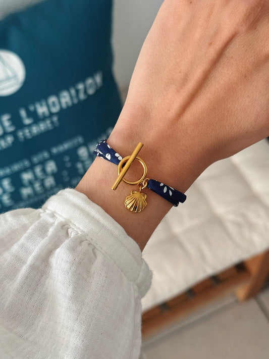 PAOLA Doré Bleu Marine