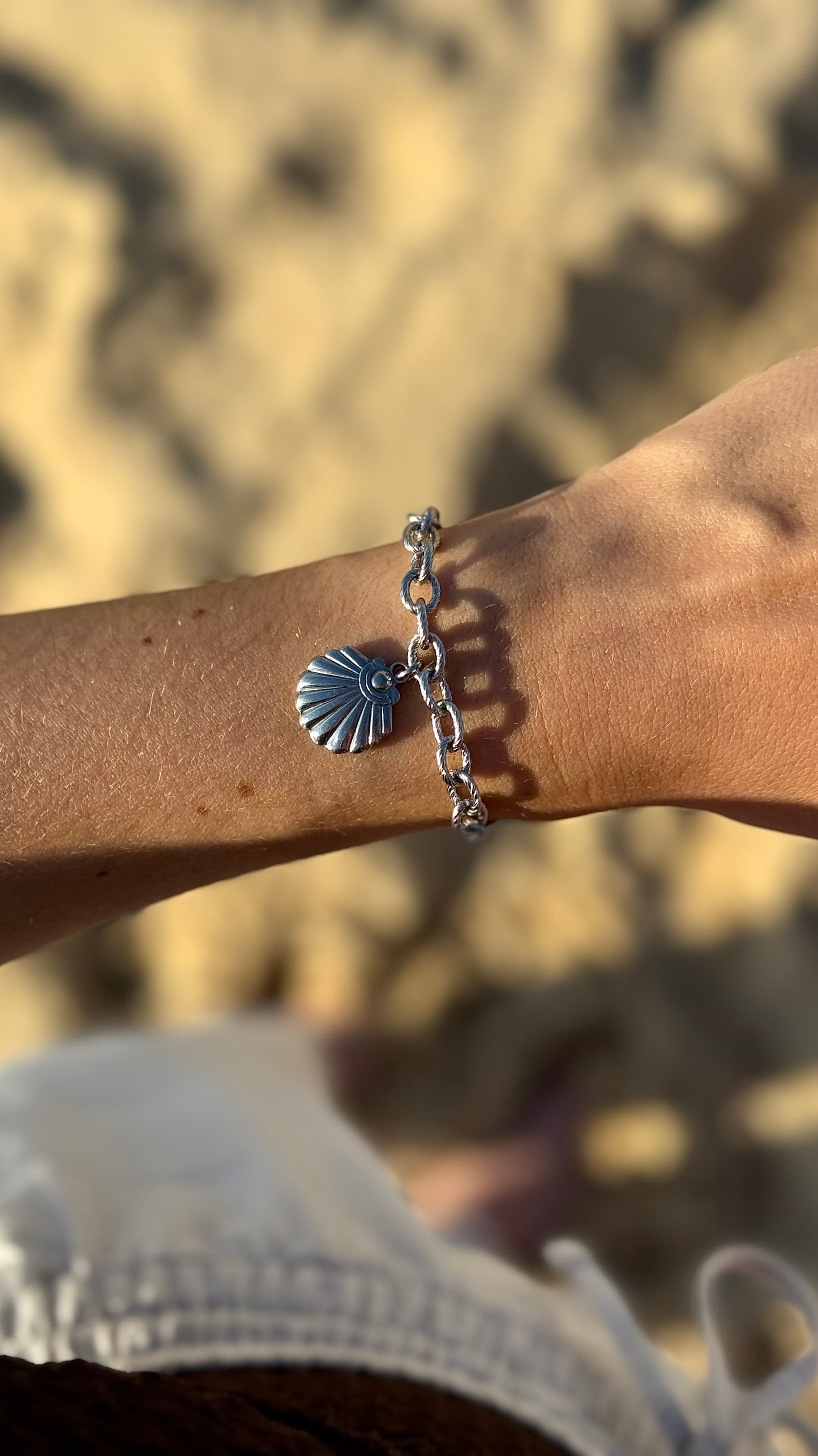 Bracelet Coquillage - Argenté