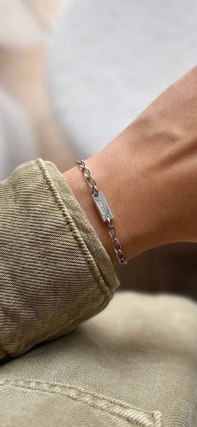 Bracelet AMOUR Argenté