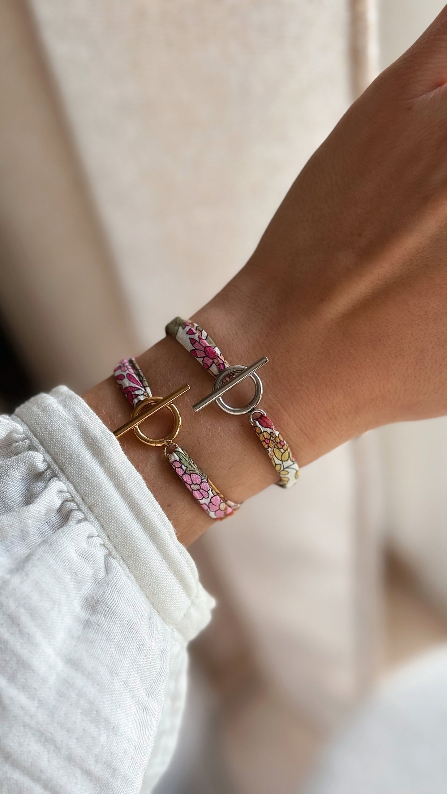 NINA Doré Vert/Rose