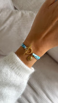 PAOLA Doré Turquoise