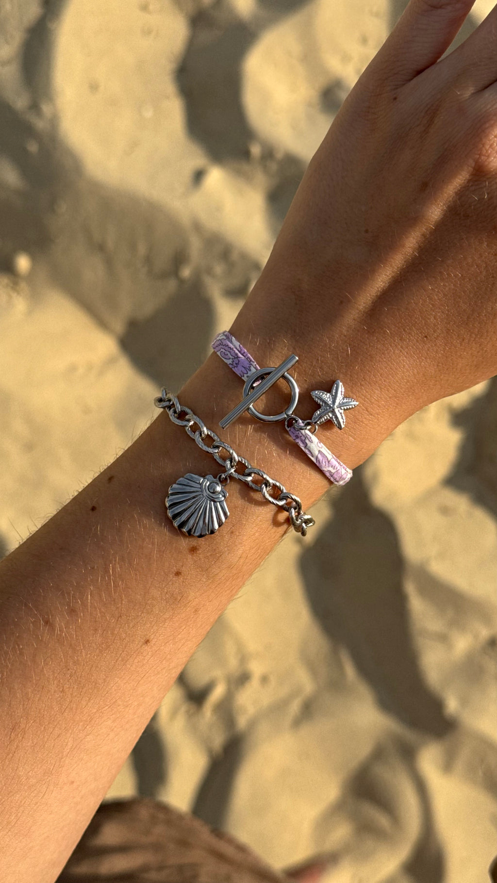 Bracelet Coquillage - Argenté