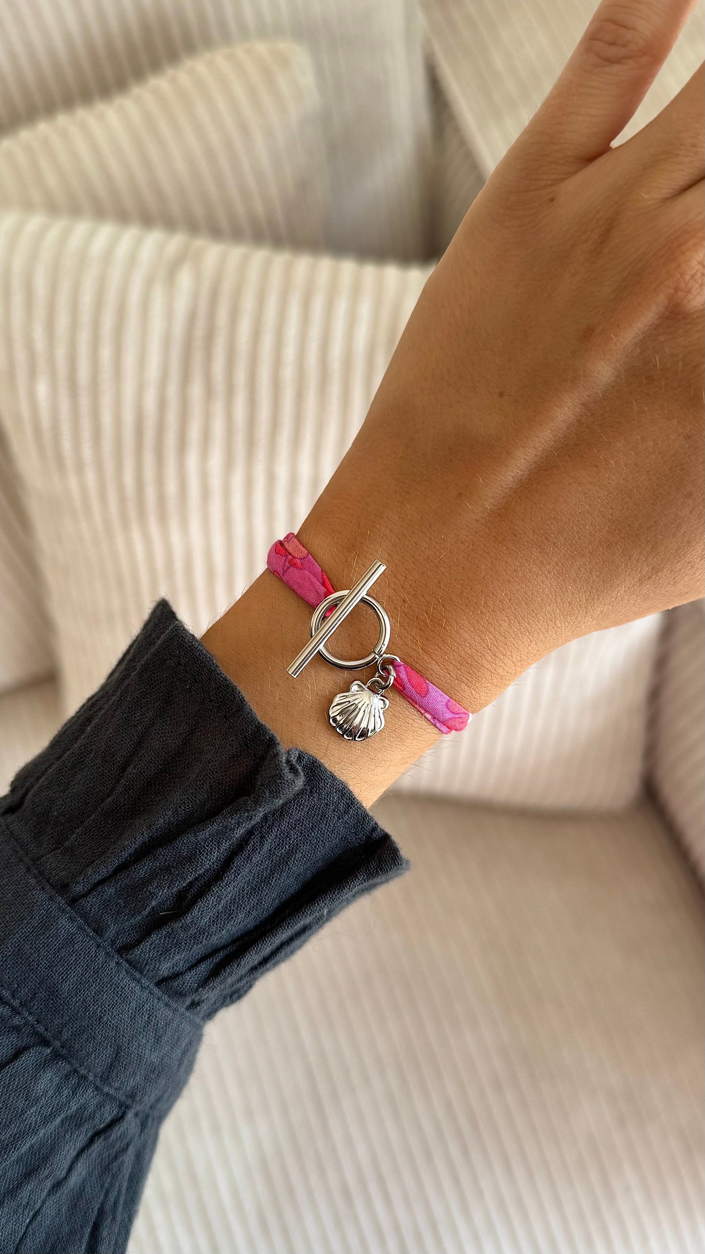 PAOLA Argenté Rose/Violet