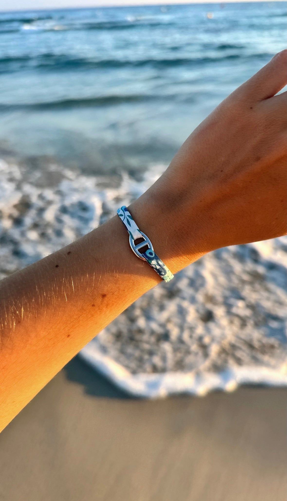 FLAVIE Argenté Bleu Turquoise