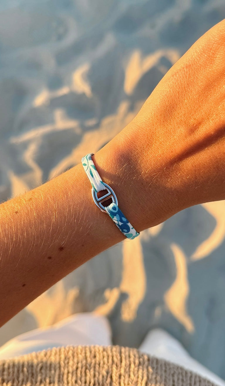 FLAVIE Argenté Bleu Turquoise